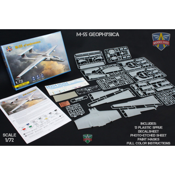 Літак Мясищев М-55 "Геофізика" 1/72 Modelsvit 72055