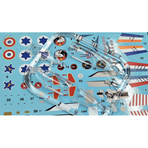 Mirage IIIC all-weather interceptor 1/72 Modelsvit  72061