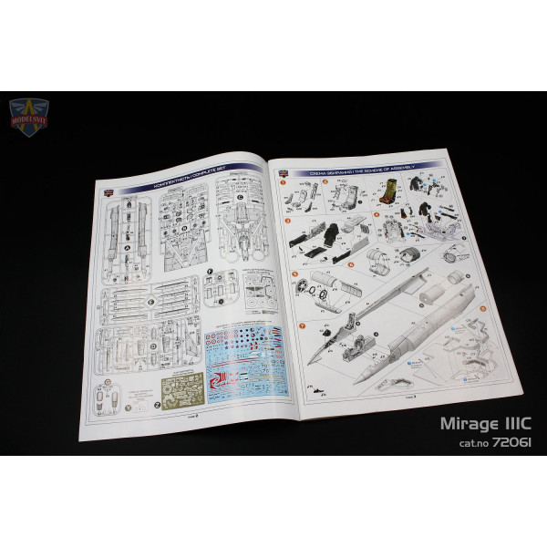 Mirage IIIC all-weather interceptor 1/72 Modelsvit  72061