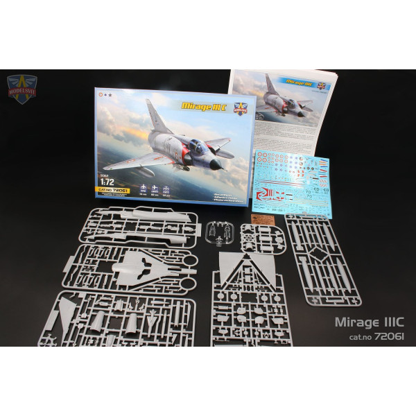 Mirage IIIC all-weather interceptor 1/72 Modelsvit  72061