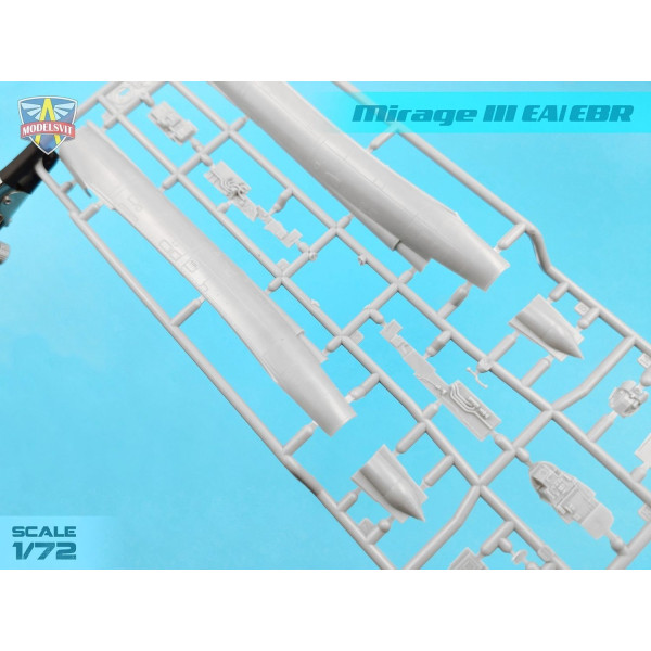 MIRAGE IIIEA/IIIEBR 1/72 Modelsvit  72063