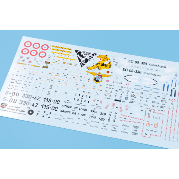 Dassault  Mirage 2000B 1/72 Modelsvit 72074
