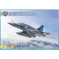 Літак Dassault  Mirage 2000D 1/72 Modelsvit 72075