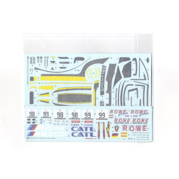 BMW M6 GT3 2016 Total Spa 24 Hourse Winner 1/24 NuNU PN24001