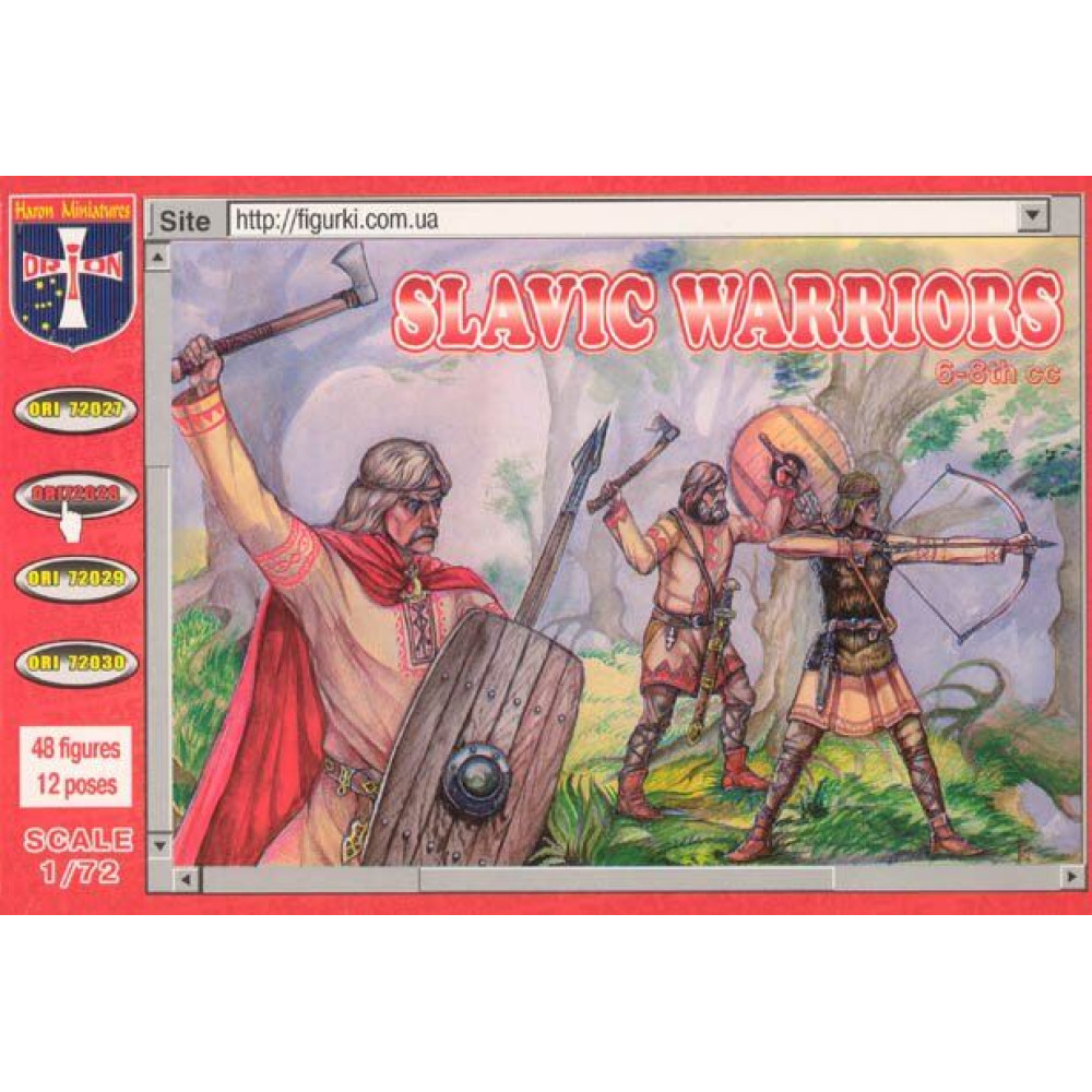 Slavic Warriors 6-8th cc 1/72 Orion 72028