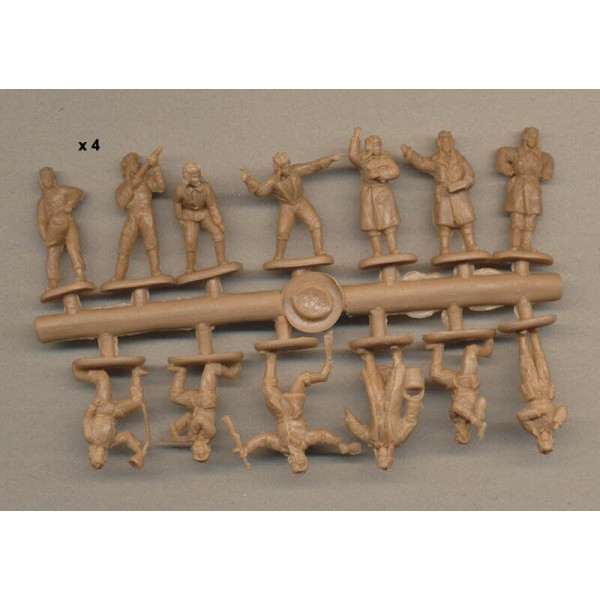 Soviet tankmen and crew (Winter Dress) 1943-1945  1/72 Orion 72042