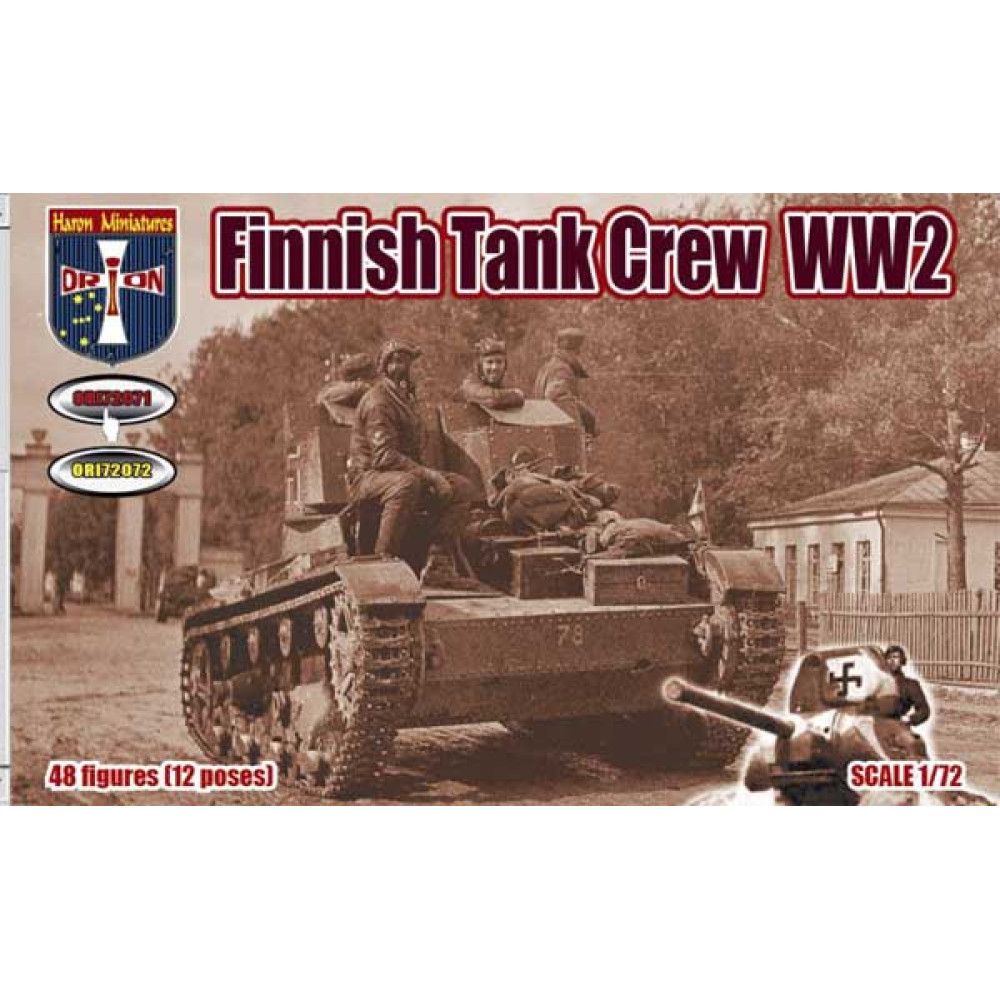 Finnish Tank Crew WW2 (48 figures, 12 poses)  1/72 Orion 72071