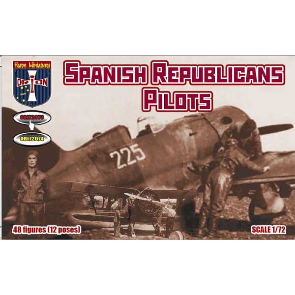 Spanish Republicans Pilots (48 figures, 12 poses) 1/72 Orion 72073