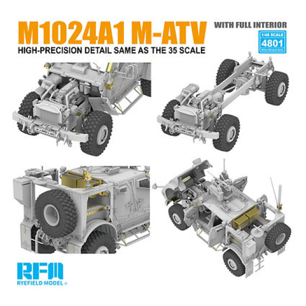 M1024A1 M-ATV (всюдихід mrap)  1/48 RFM 4801