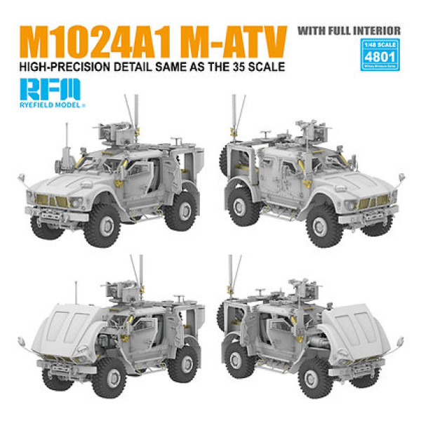 M1024A1 M-ATV (всюдихід mrap)  1/48 RFM 4801