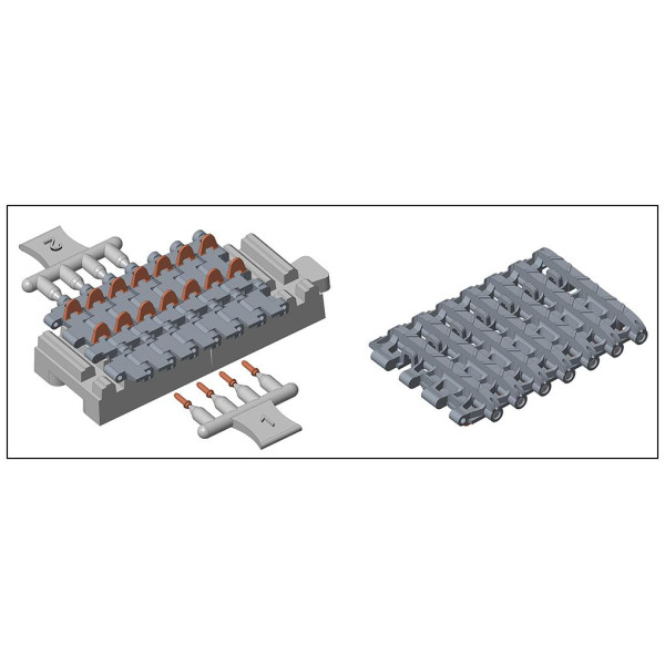  Pz.Kpfw.VI Ausf.E Tiger I Gruppe "Fehrmann"  1/35 RFM  5005