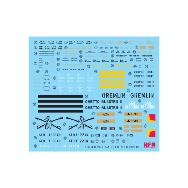 M1A2 SEP ABRAMS TUSK I/TUSK II 2 in 1  1/35 RFM  5026