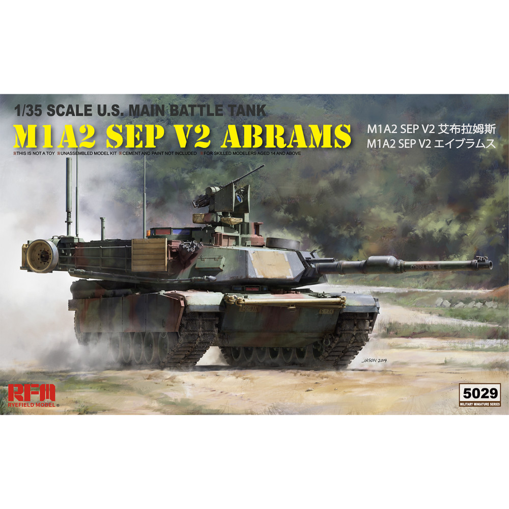 M1A2 SEP V2 ABRAMS 1/35 RFM  5029