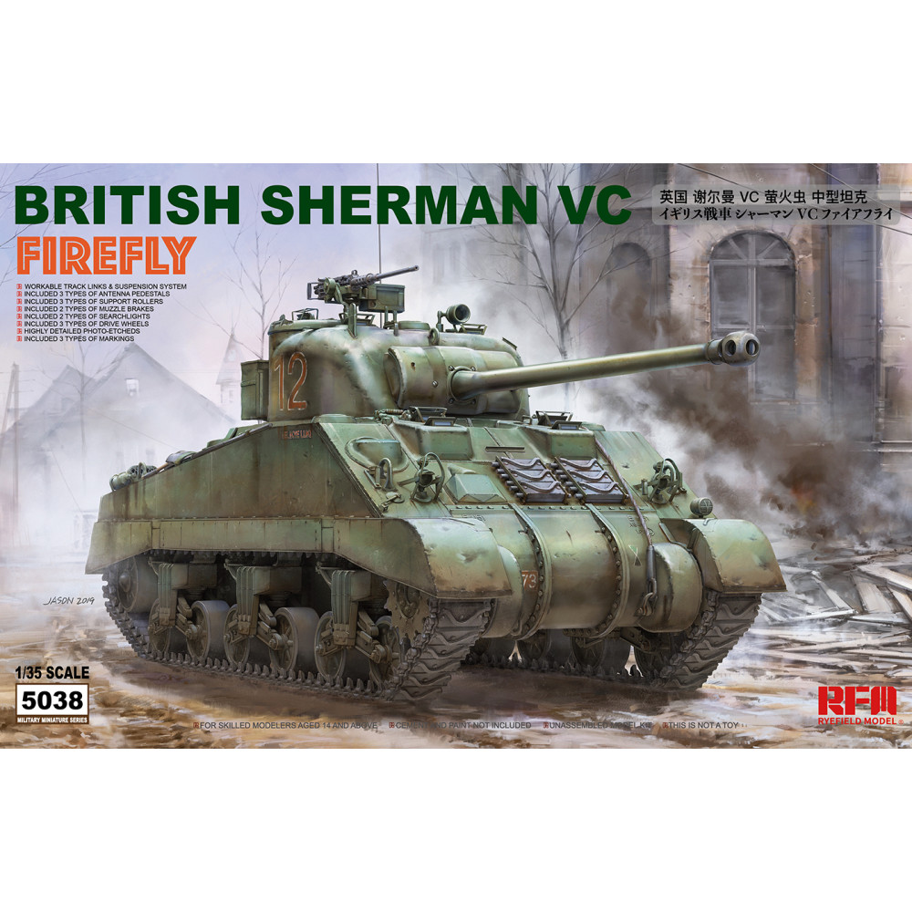 BRITISH SHERMAN VC FIREFLY 1/35 RFM  5038