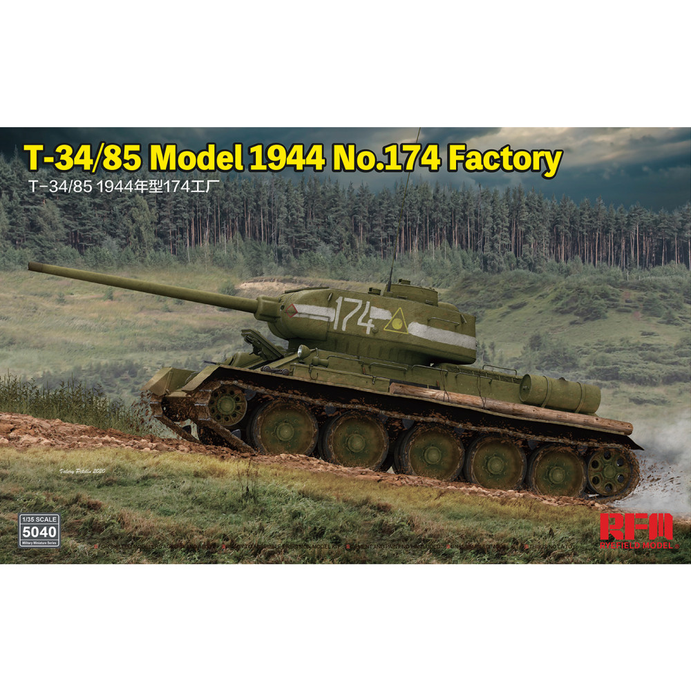 T-34/85 Model 1944 No.174 Factory 1/35 RFM 5040