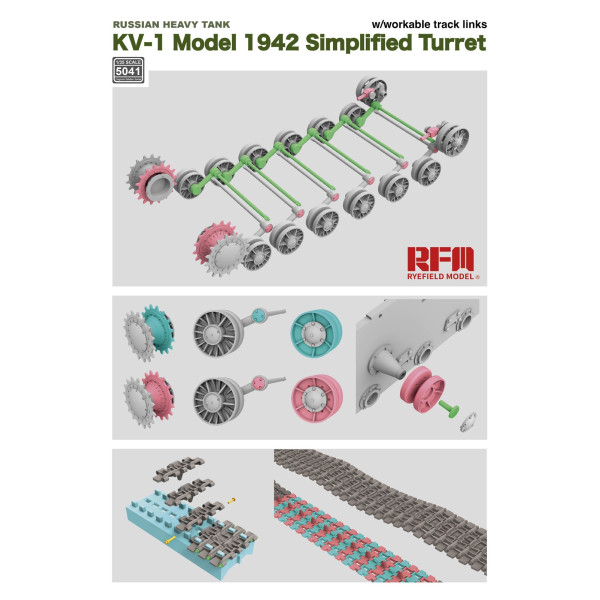 KV-1 Model 1942 Simplified Turret 1/35 RFM 5041