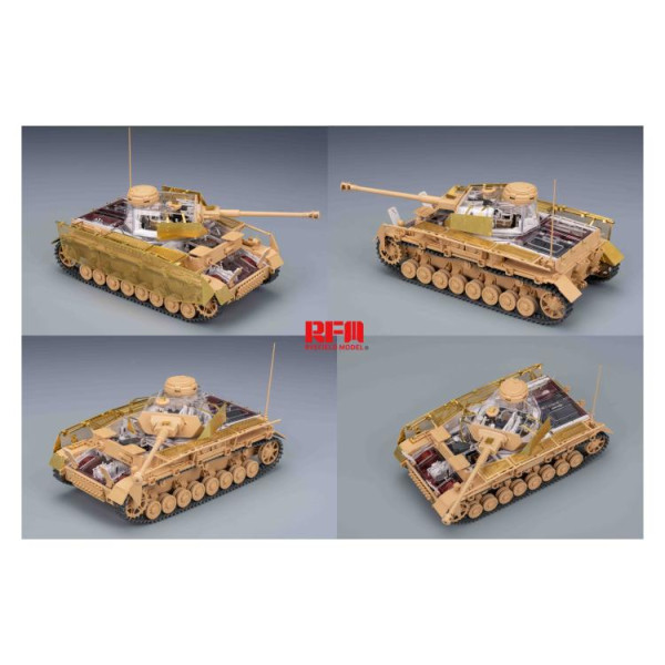 Panzerkampfwagen IV Ausf.J SD.KFZ.161 / 2 (повний інтер'єр, фототравлення) 1/35 RFM 5043