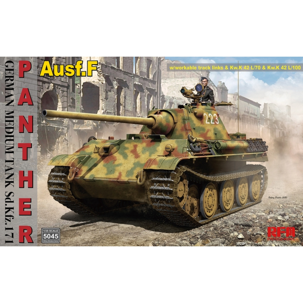 German tank Panther F Sd.Kfz.171 1/35 RFM 5045