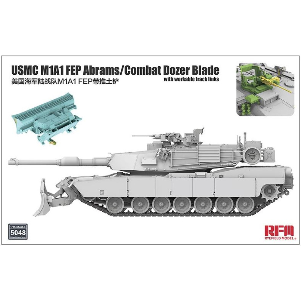 M1A1 FEP Abrams/Combat Dozer Blade 1/35 RFM 5048