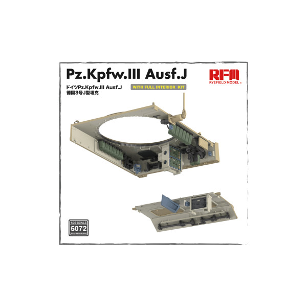 Pz.Kpfw.III Ausf.J (FULL INTERIOR) 1/35 RFM 5072