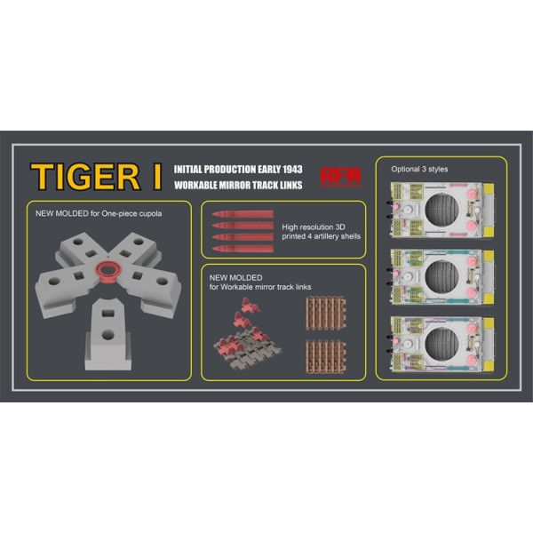 Тигр I Початкове виробництво 1/35 RFM 5075