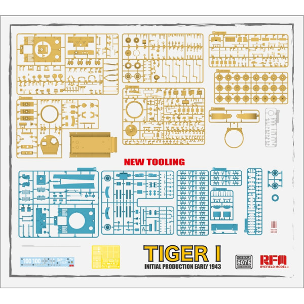 Тигр I Початкове виробництво 1/35 RFM 5075
