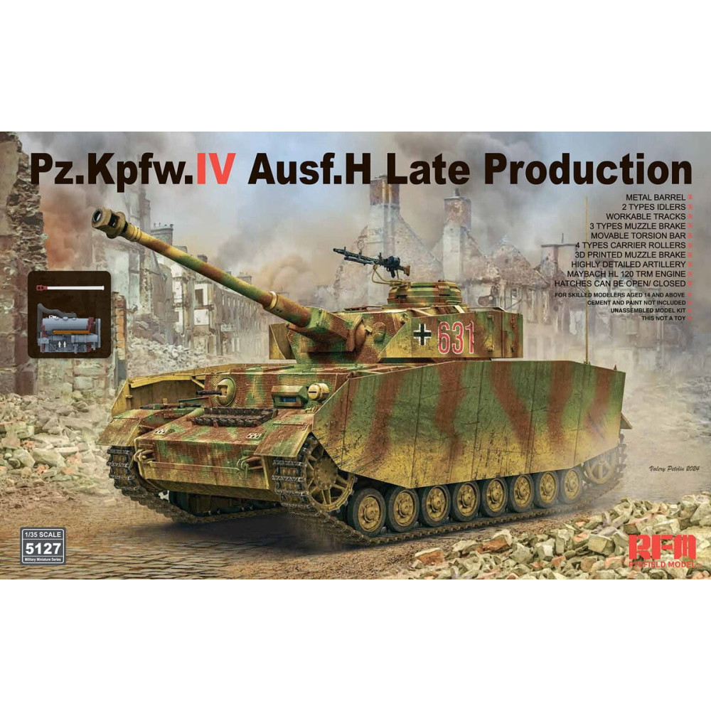 Pz.Kpfw.IV Ausf.H Late production 1/35 RFM 5127