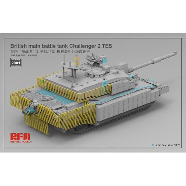 British main battle tank Challenger 2 1/35 RFM rm-2001
