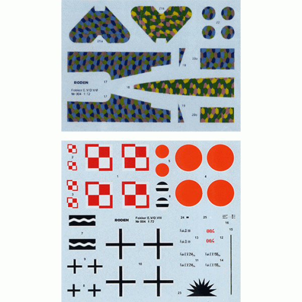 Fokker E.V/D.VIII  1/72 Roden 004