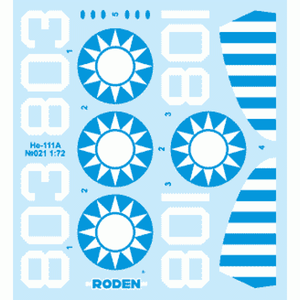  Літак Heinkel He-111A 1/72 Roden 021
