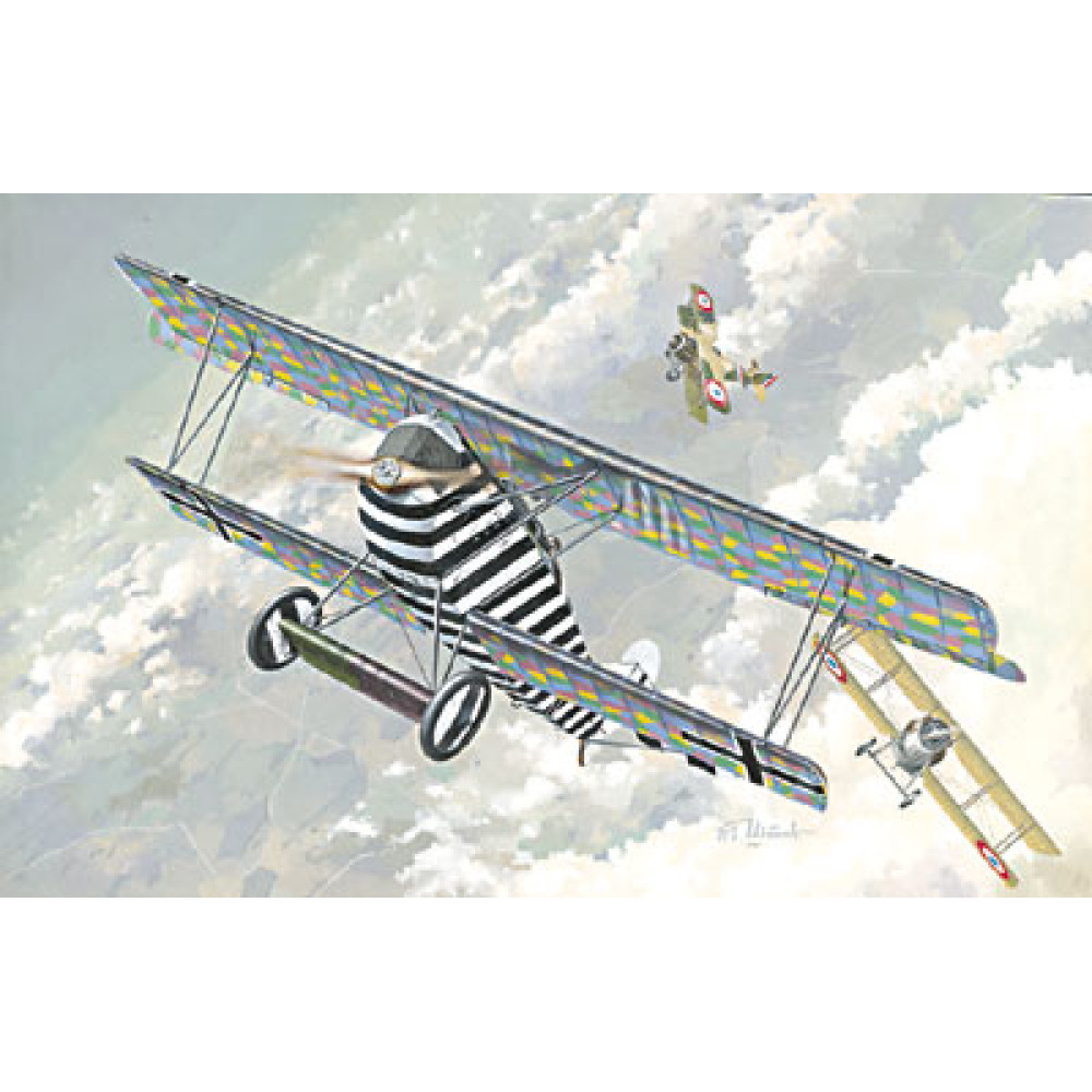 Fokker D.VII OAW mid 1/72 Roden 029