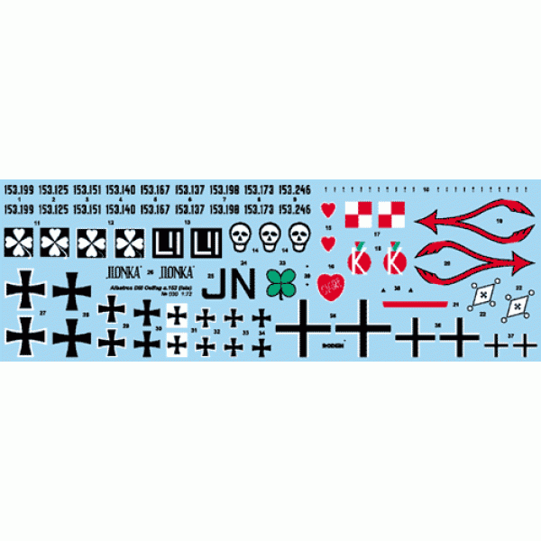 Albatros D.III Oeffag s.153 (late) 1/72 Roden 030