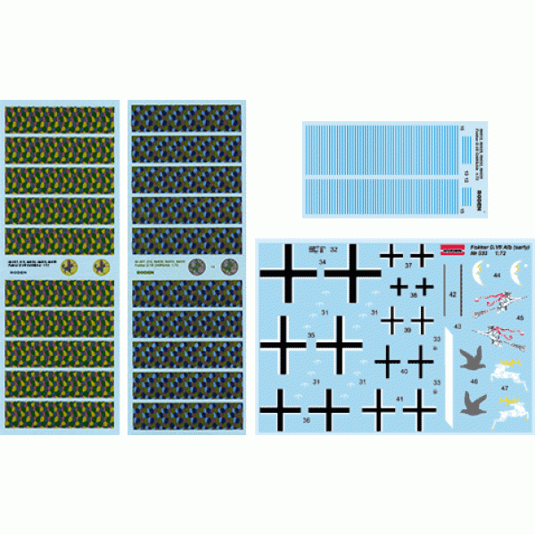 Fokker D.VII Alb early 1/72 Roden 033