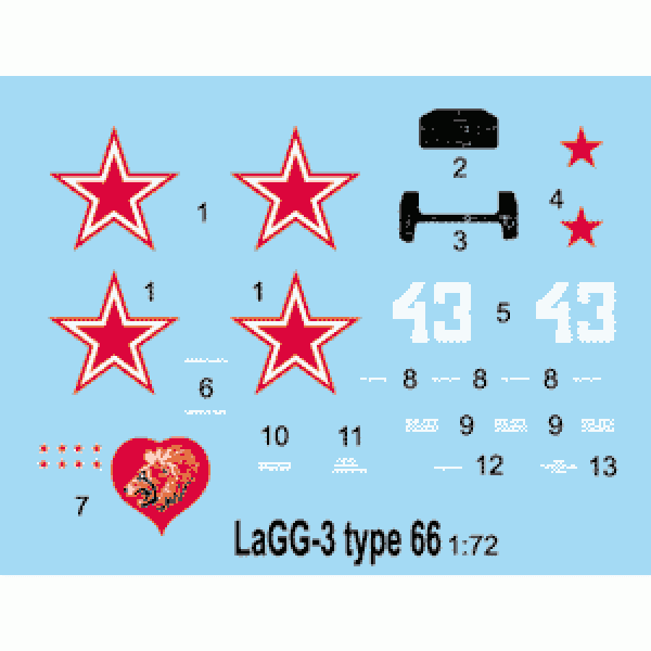 LAGG-3 series 66 1/72 Roden 039