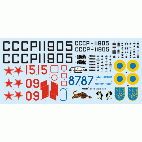 Antonov An-12BK Cub 1/72 Roden 042