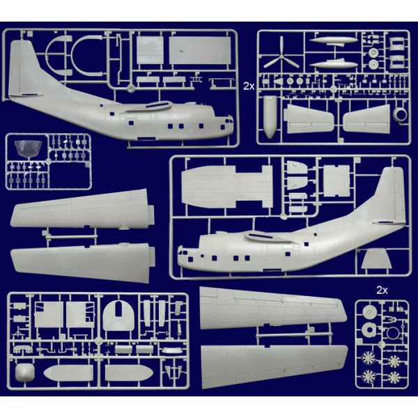 Fairchild C-123B Provider 1/72 Roden 056