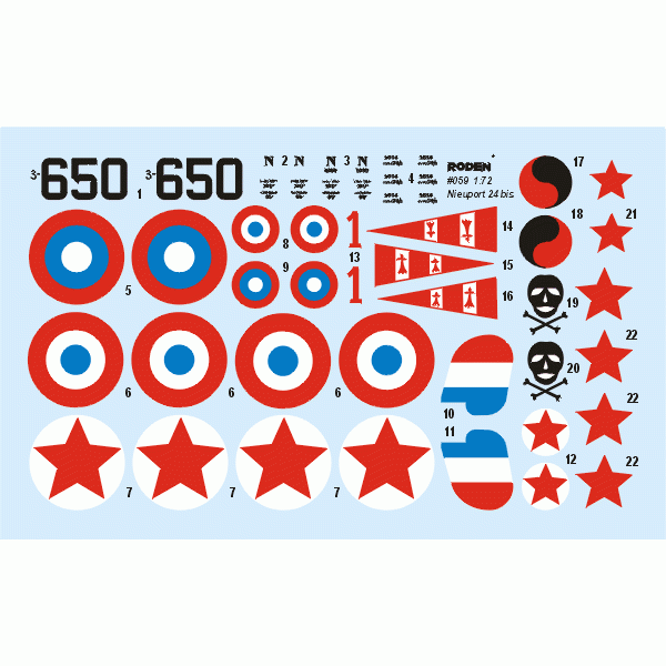 Nieuport 24 bis 1/72 Roden 059