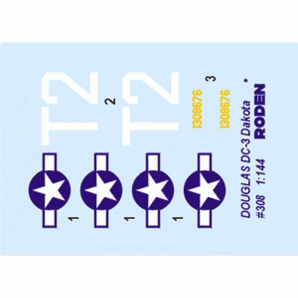 Douglas C-47 Skytrain 1/144 Roden 308