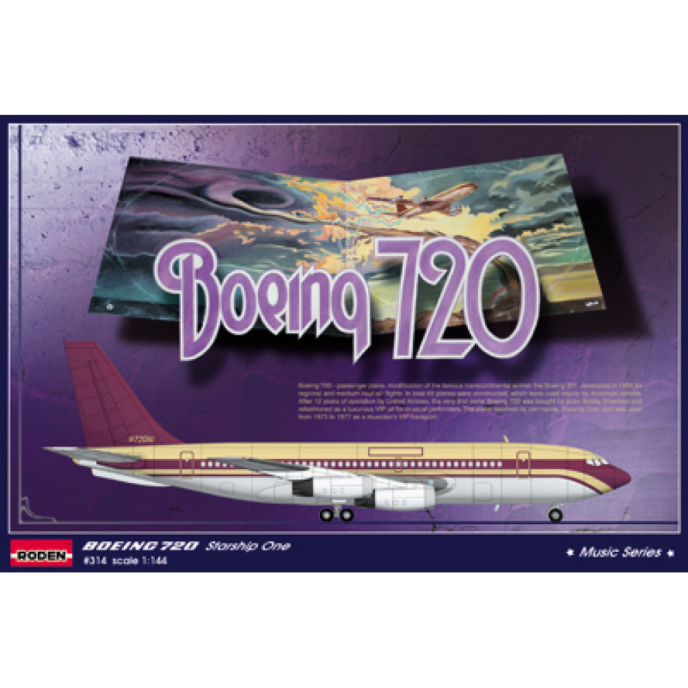 Boeing 720 Starship One 1/144 Roden 314