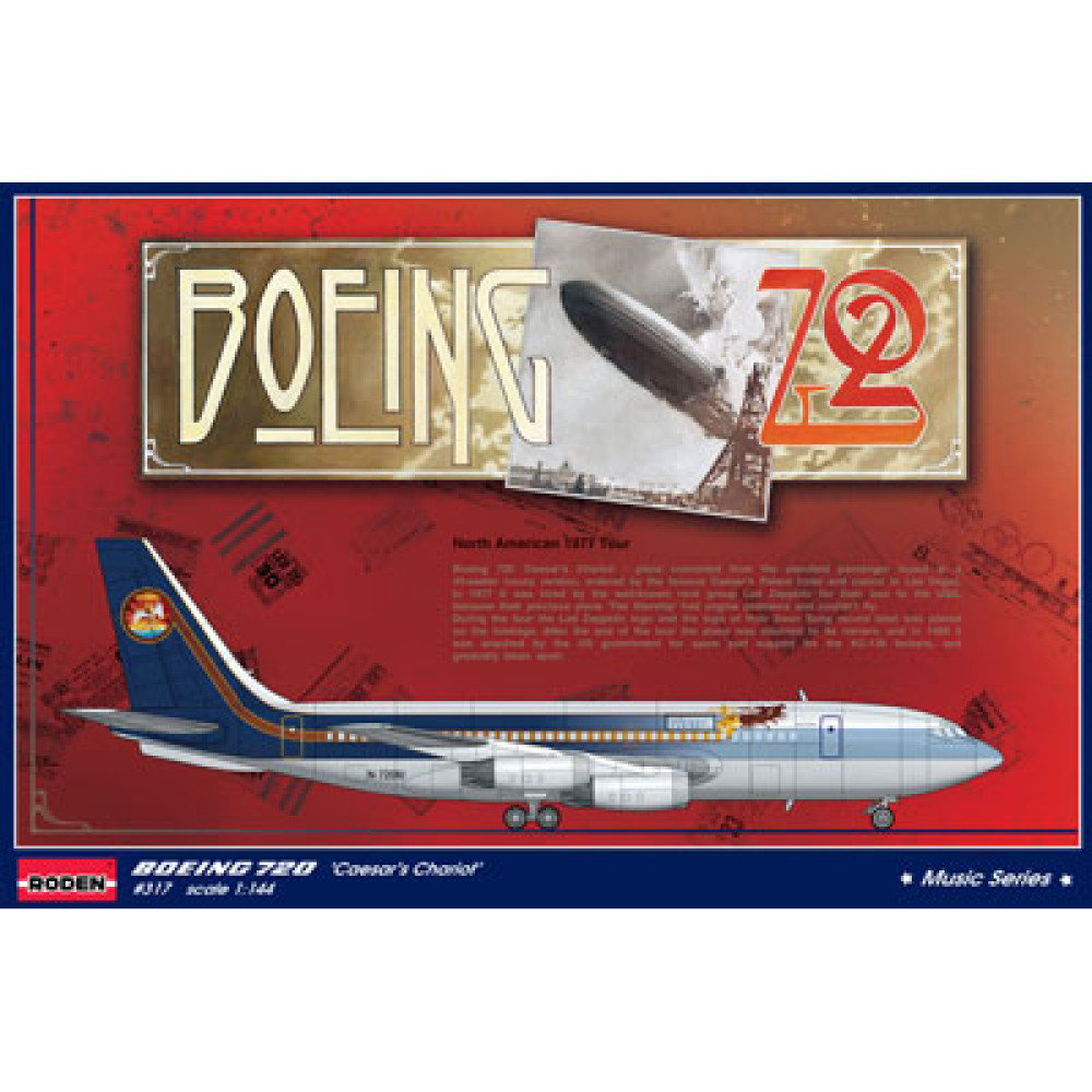 Boeing 720 "Caesar's Chariot" 1/144 Roden 317