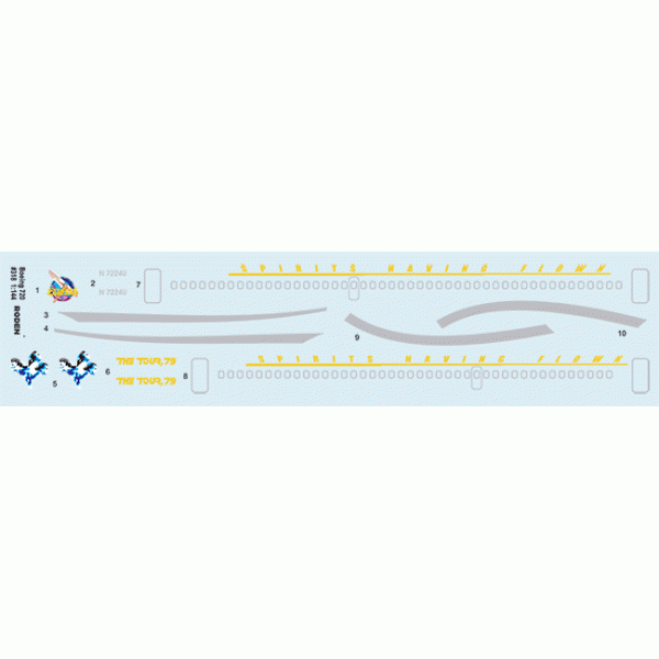 Boeing 720 ‘Caesar’s Chariot’ 1/144 Roden 318