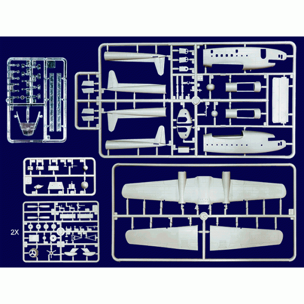 Fairchild AC-119K Stinger 1/144 Roden 322