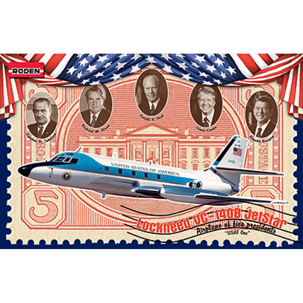 Lockheed VC-140B Jetstar (L-1329) 1/144 Roden 324