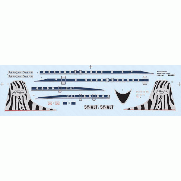 Bristol 175 Britannia African Safari 1/144 Roden 326
