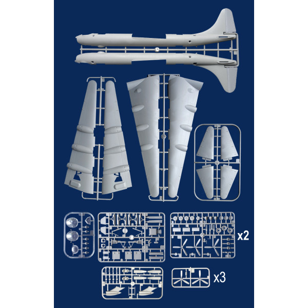 Convair B-36D/F/H/J Peacemaker 1/144 Roden RN337