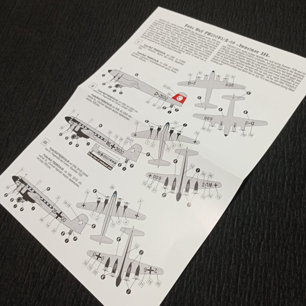 Focke Wulf FW200V3/A-09 «Immelman III» 1/144 Roden RN343