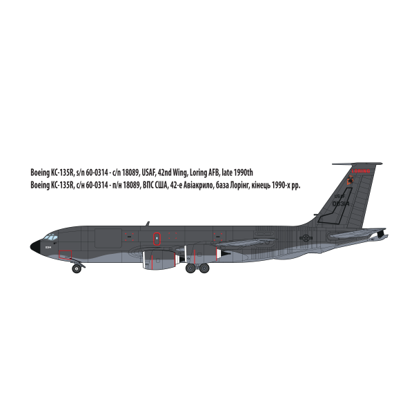 Boeing KC -135 1/144 Roden RN350
