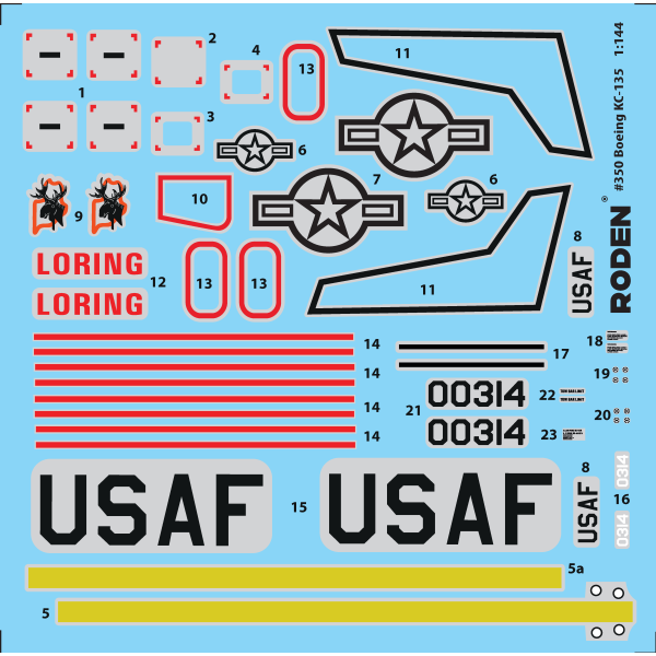 Boeing KC -135 1/144 Roden RN350