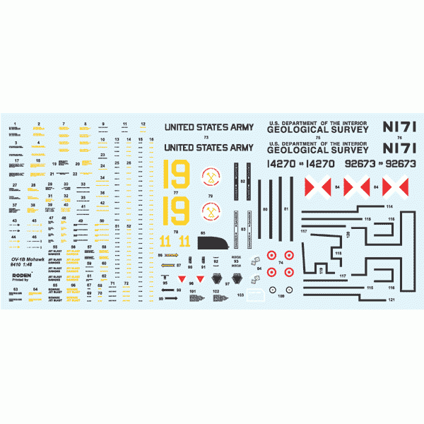 Grumman OV-1B Mohawk 1/48 Roden 410