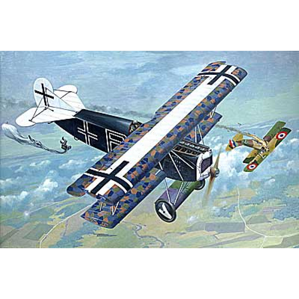 Fokker D.VII ( OAW) WWI German fighter 1/48 Roden 418